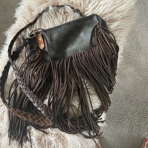 fringe louis vuitton vintage boho